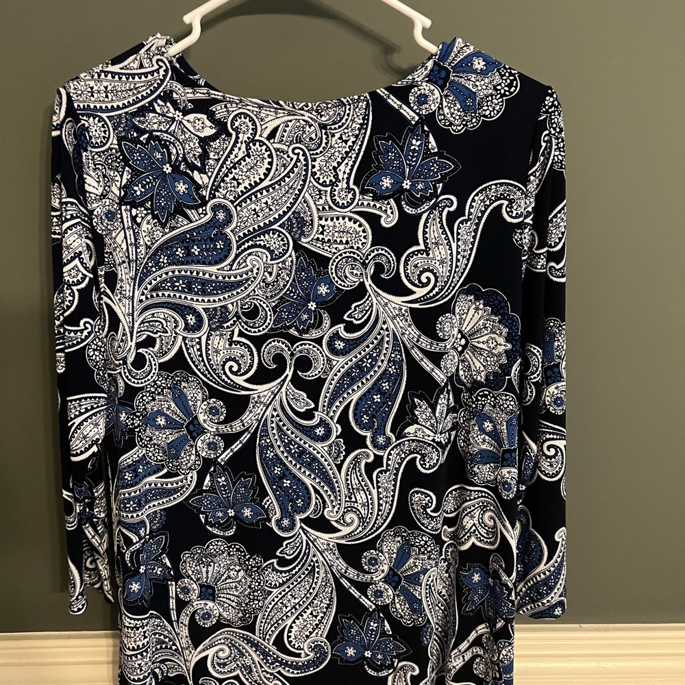 Ruby Rd Navy Top - Picture 2 of 2